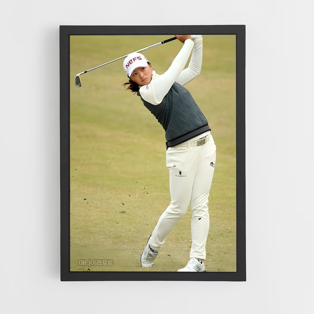 Poster Jin de young – affiche Golf (vue 2)
